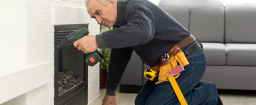 New Indoor Fireplace Installation in Clifton, New Jersey