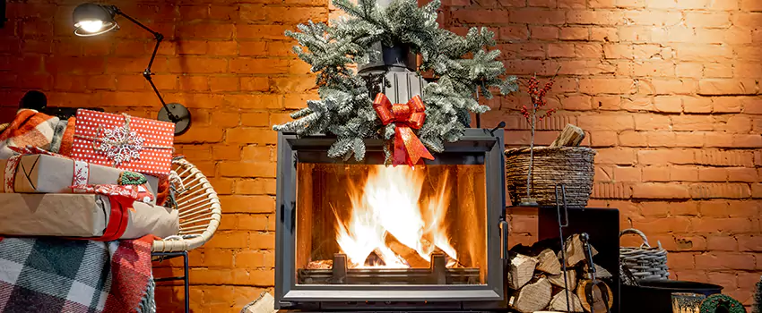 Travis Industries Linear Gas Fireplace Installation in Clifton, New Jersey