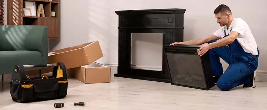 Old Rusted Metal Fireplace Repair And Replacement in Clifton, NJ