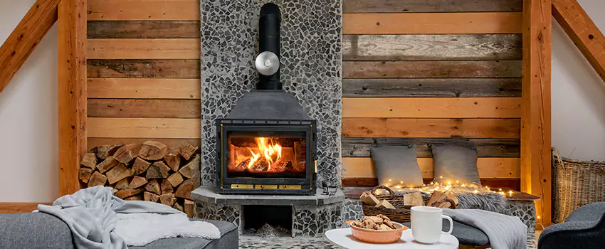 Thelin Hearth Products Direct Vent Gas Stove Fireplace Inspection in Clifton, New Jersey